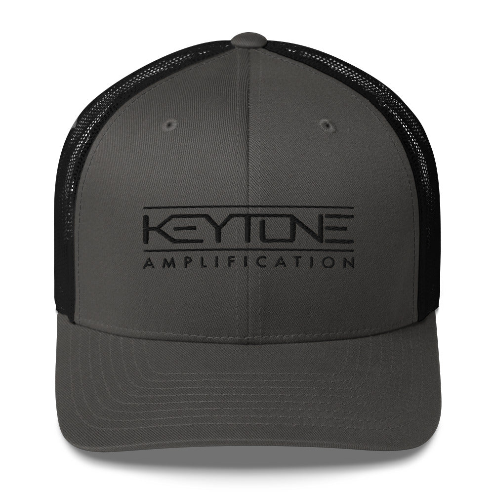 Keytone Black Logo Trucker Cap